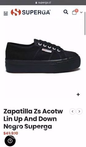 Zapatillas nuevas Superga talla 37.5