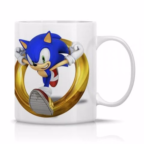 Taza/Tazon/Mug Sonic Anillo Rings Videojuego/pelíc