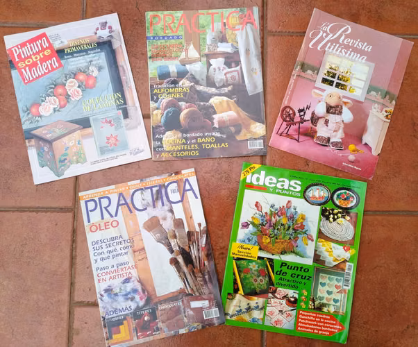 Oferto 5 Revistas de Ideas prácticas,manualidades y labores