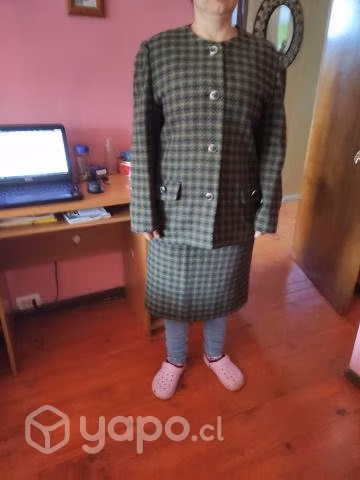 Traje dos piezas de Tweed