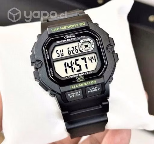 Reloj casio ws1400h-1a sumergible nuevos