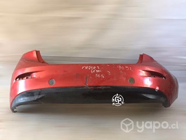 Parachoque trasero mazda 3 sedan 2014 2016