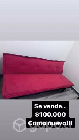 Sofá cama Versalles rojo - Imagen 4
