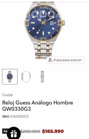 Reloj guess modelo GW0330G3