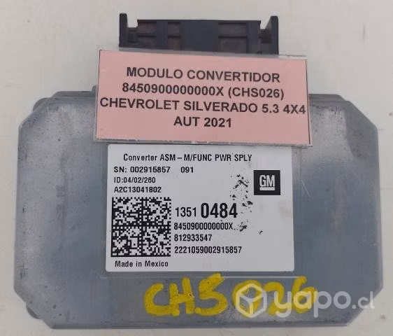 Modulo Convertidor 0000X (CHS026) Chevro
