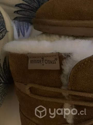 Botas cuero originales Minnetonka 38