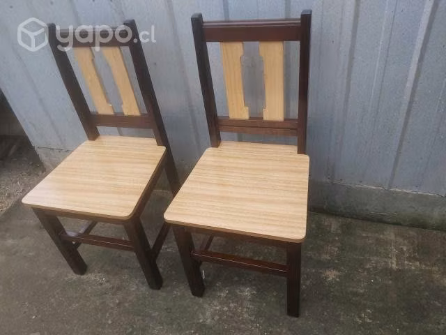 Sillas de laurel y eucaliptus