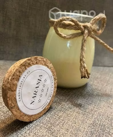 Velas aromáticas de soja artesanales