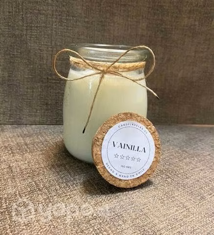 Velas aromáticas de soja artesanales
