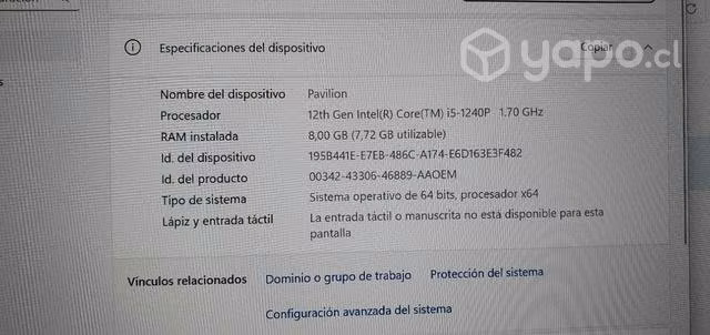 Notebook HP pavilion - Imagen 5