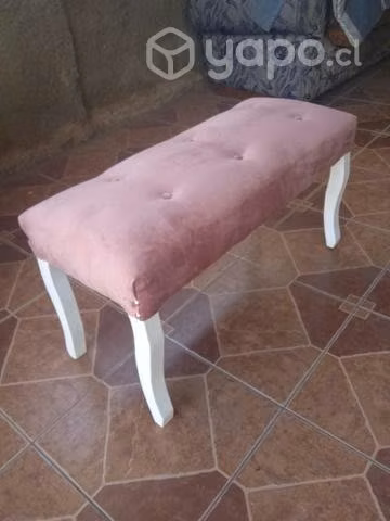 Banqueta Madera Rosada