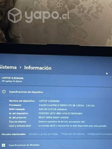 Notebook hp - Imagen 4