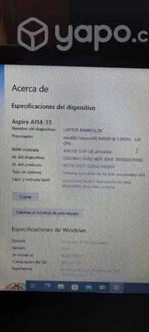 Notebook acer aspire - Imagen 3
