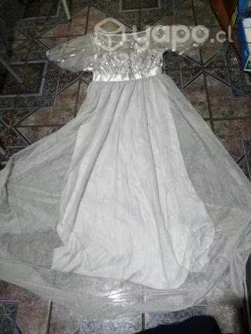 Vestido de Gala plomo M