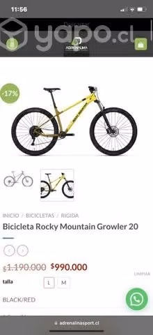 Bicicleta Rocky Mountain - Imagen 2