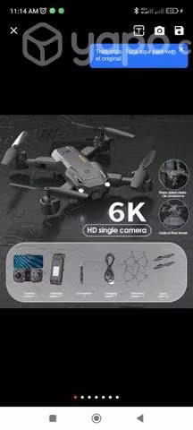 Drone 4k cámara dual wifi