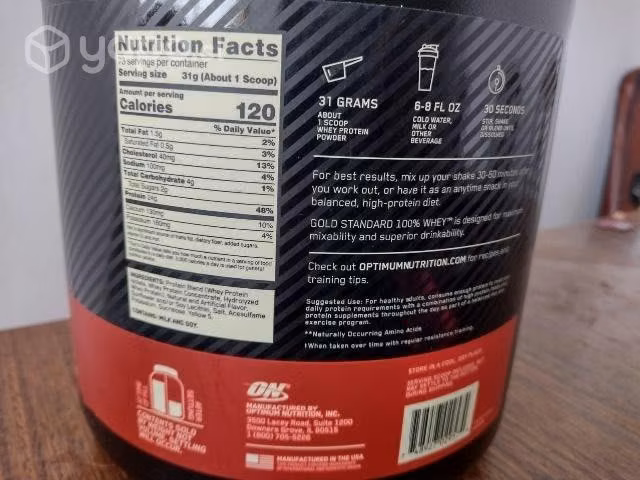 Gold Standard 100% Whey Protein (5 Lb) - Original - Imagen 3