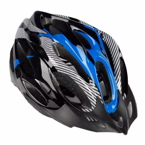 Casco Bicicleta Profesional Full Seguridad Azul - Imagen 3