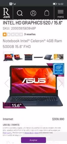 Notebook asus casi nuevo poco uso