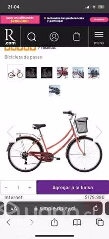 Bicicleta de paseo Oxford