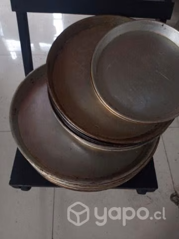 Soporte de bandejas de pizza y bandejas