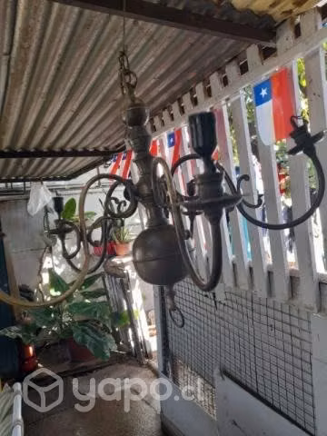 Lámpara de bronce