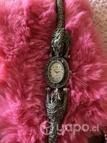 Reloj antiguo de Plata hermoso