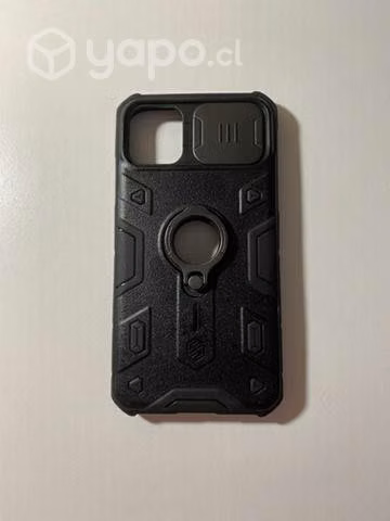 Carcasa iPhone 11 con anillo y protector de cámara