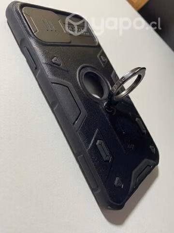 Carcasa iPhone 11 con anillo y protector de cámara