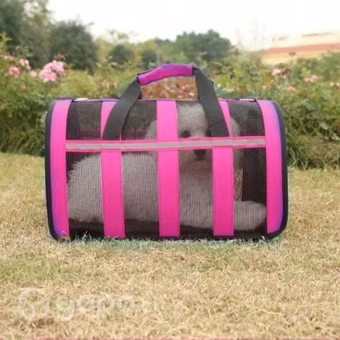 Bolso Transporte Mascotas Rosado 34x24x23 CM
