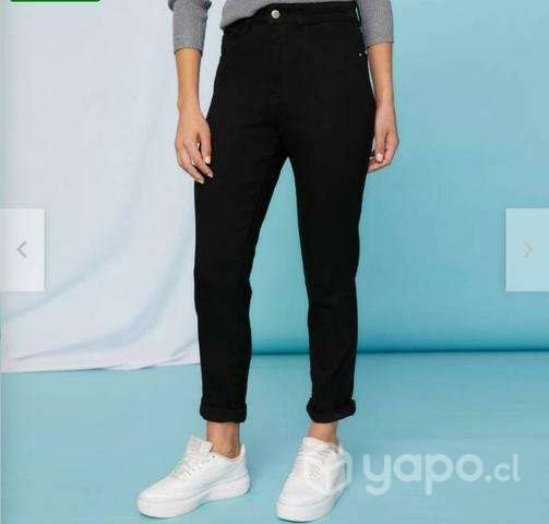 Jeans mom negro - Imagen 2