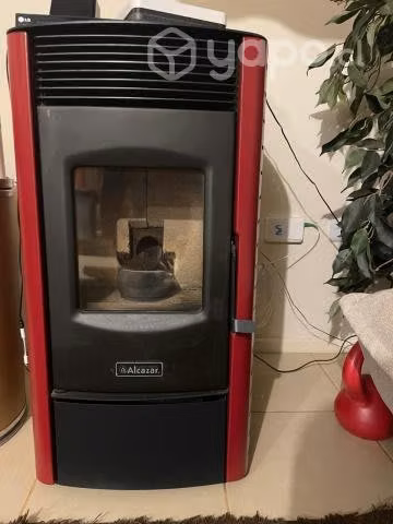 Estufa a pellet alcazar p1800 wifi burdeo