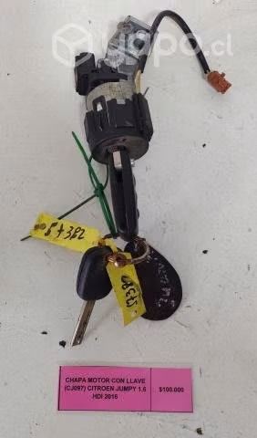Chapa Motor Con Llave Jumpy 1.6 HDI 2016