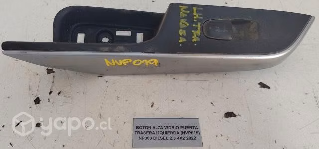 Botón Alza Vidrio Puerta Trasera Izquierda
