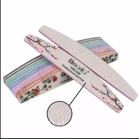 Lima profesional estampado flores 100/100 nueva