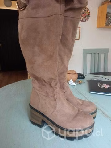 Botas altas Beige 38 - Imagen 3