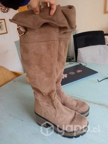 Botas altas Beige 38 - Imagen 2