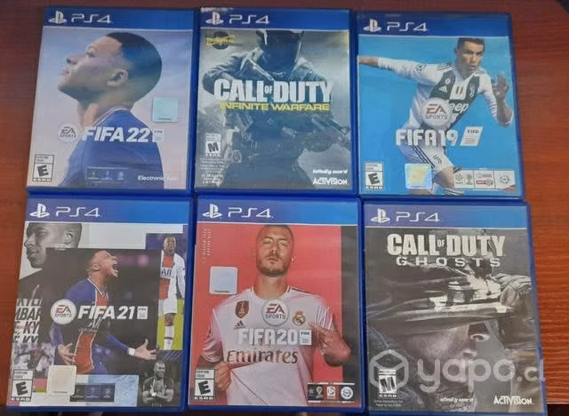 Juegos ps4 excelente estado