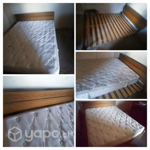Cama de 2 plazas impecable