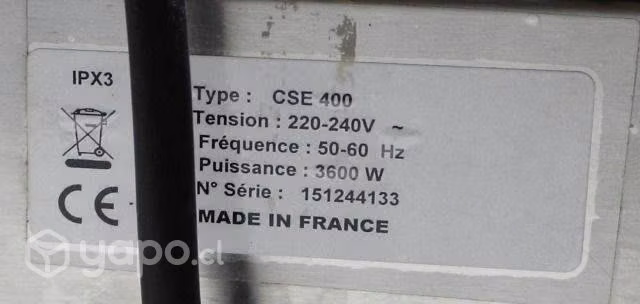Crepera Roller grill (Francia) modelo CSE 400