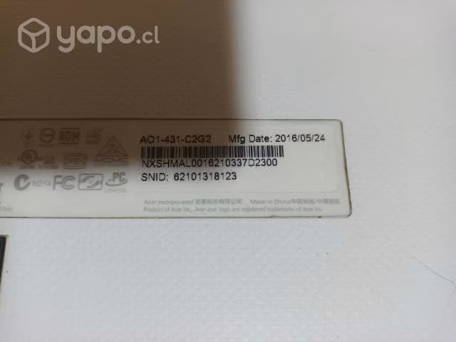Laptop acer AO1 431 desarme - Imagen 3