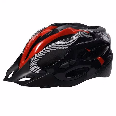 Casco Rojo Bicicleta Profesional Full Seguridad Co