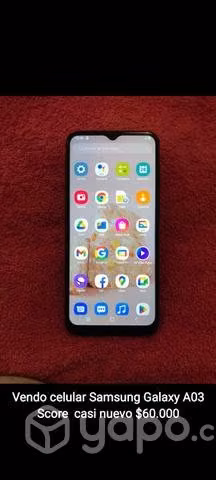 Celular muy buen estado Samsung Galaxy A03 Score.