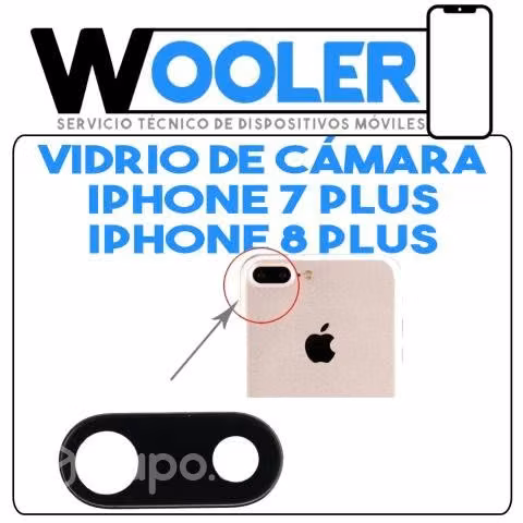 IPhone 7 plus/ 8 plus con vidrio de cámara roto?