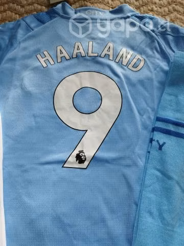 Conjunto completo manchester city halland premium