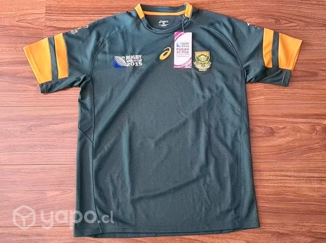 Camiseta Rugby Springboks SouthAfrica Mundial 2015