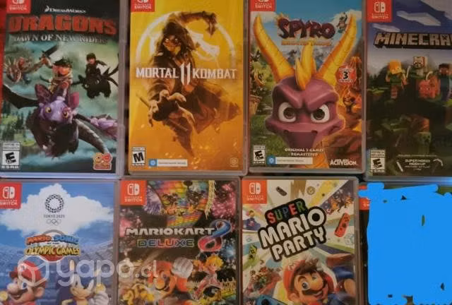 Cajas de reemplazo juegos switch