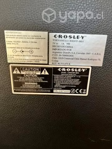 Tocadiscos portátil Crosley Cruiser Deluxe BT