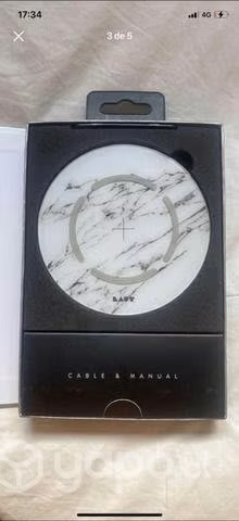 Cargador carga rápida inalámbrico LAUT Qi base PWR