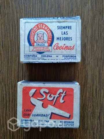 Antiguas cajas de fósforos